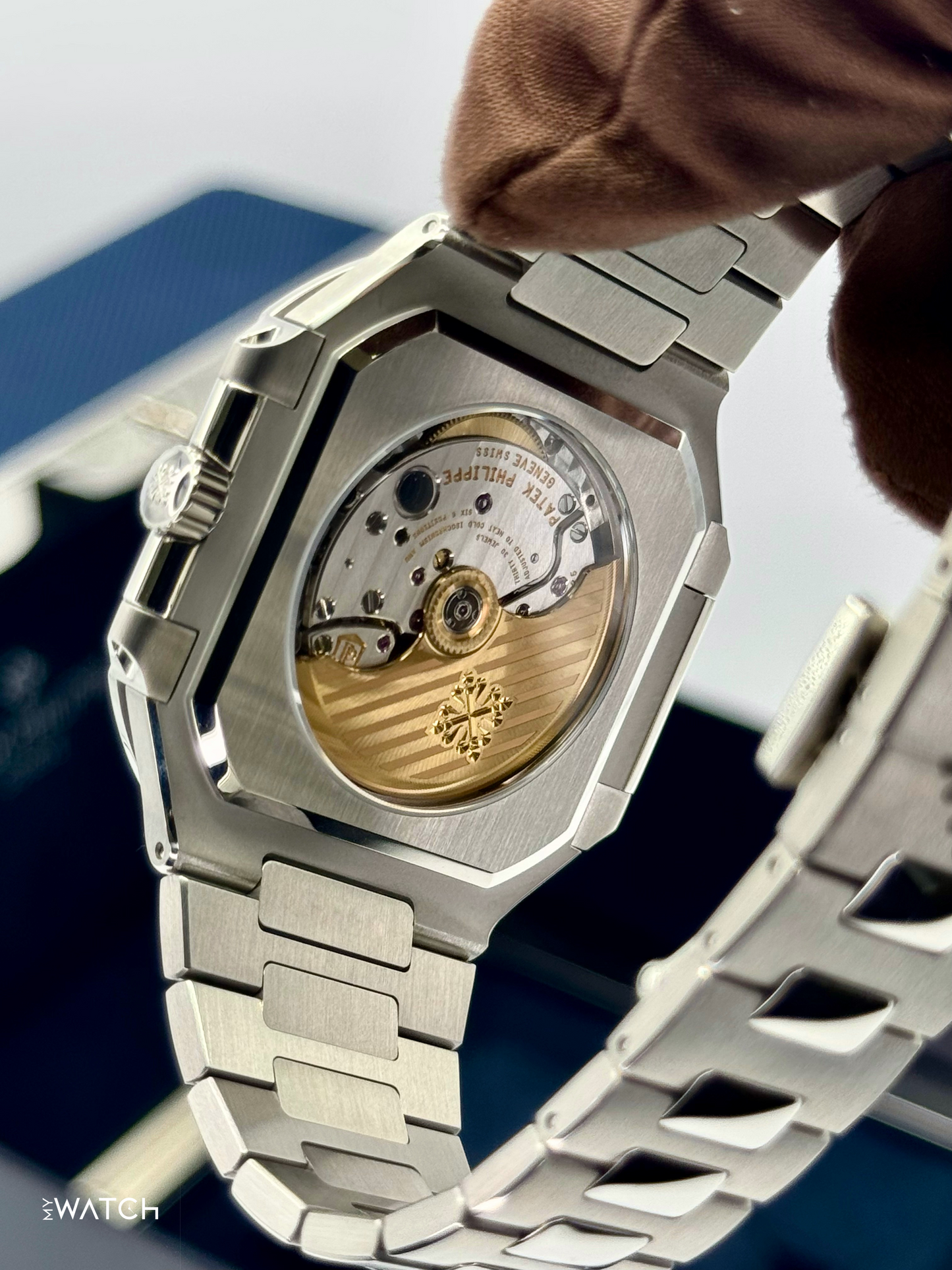 NEW 2025 Patek Philippe Cubitus 45mm 5821 Stainless Steel Green Dial - MyWatchLLC