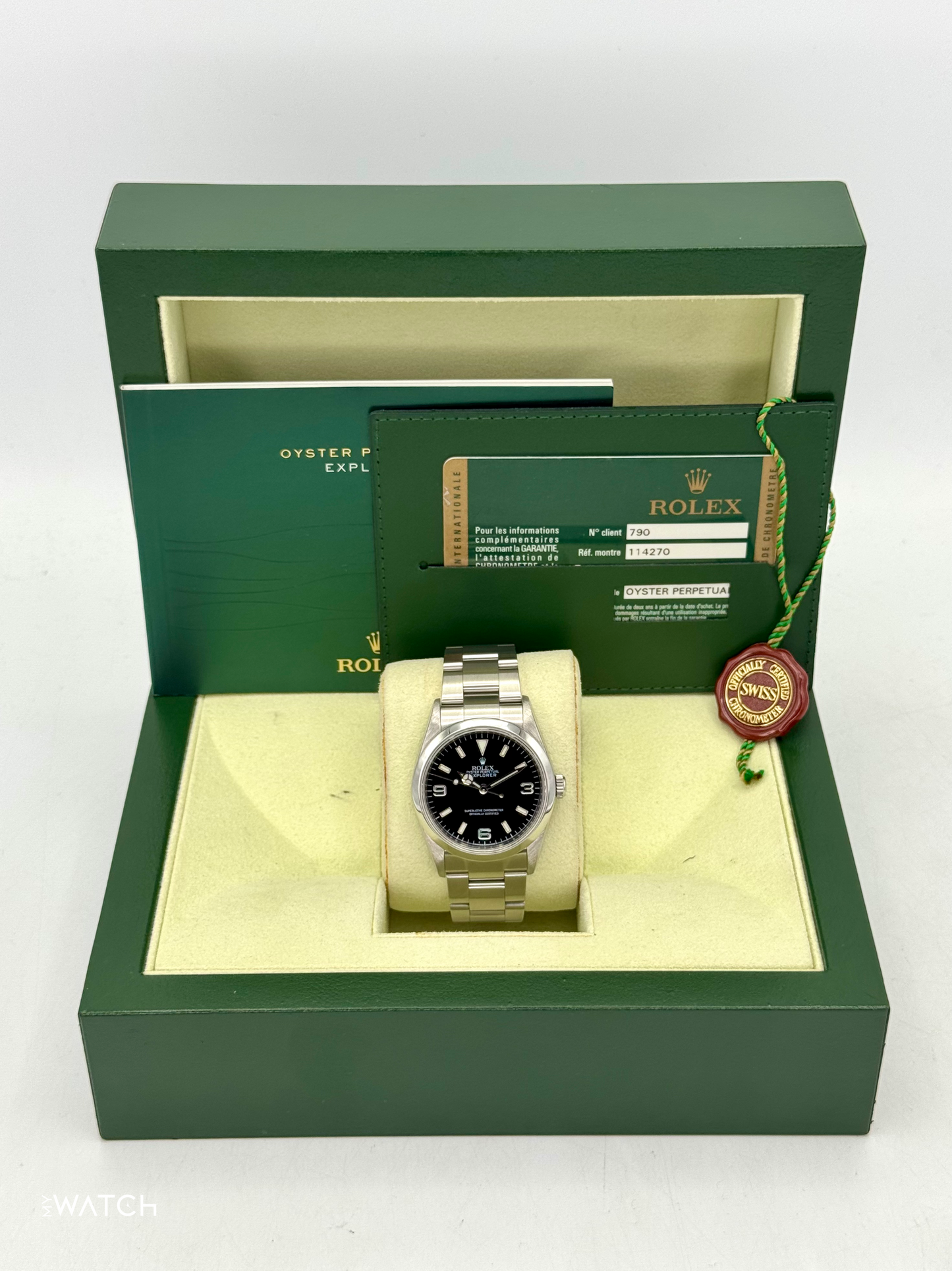 2013 Rolex Explorer 36mm 114270 Stainless Steel Black Dial - MyWatchLLC