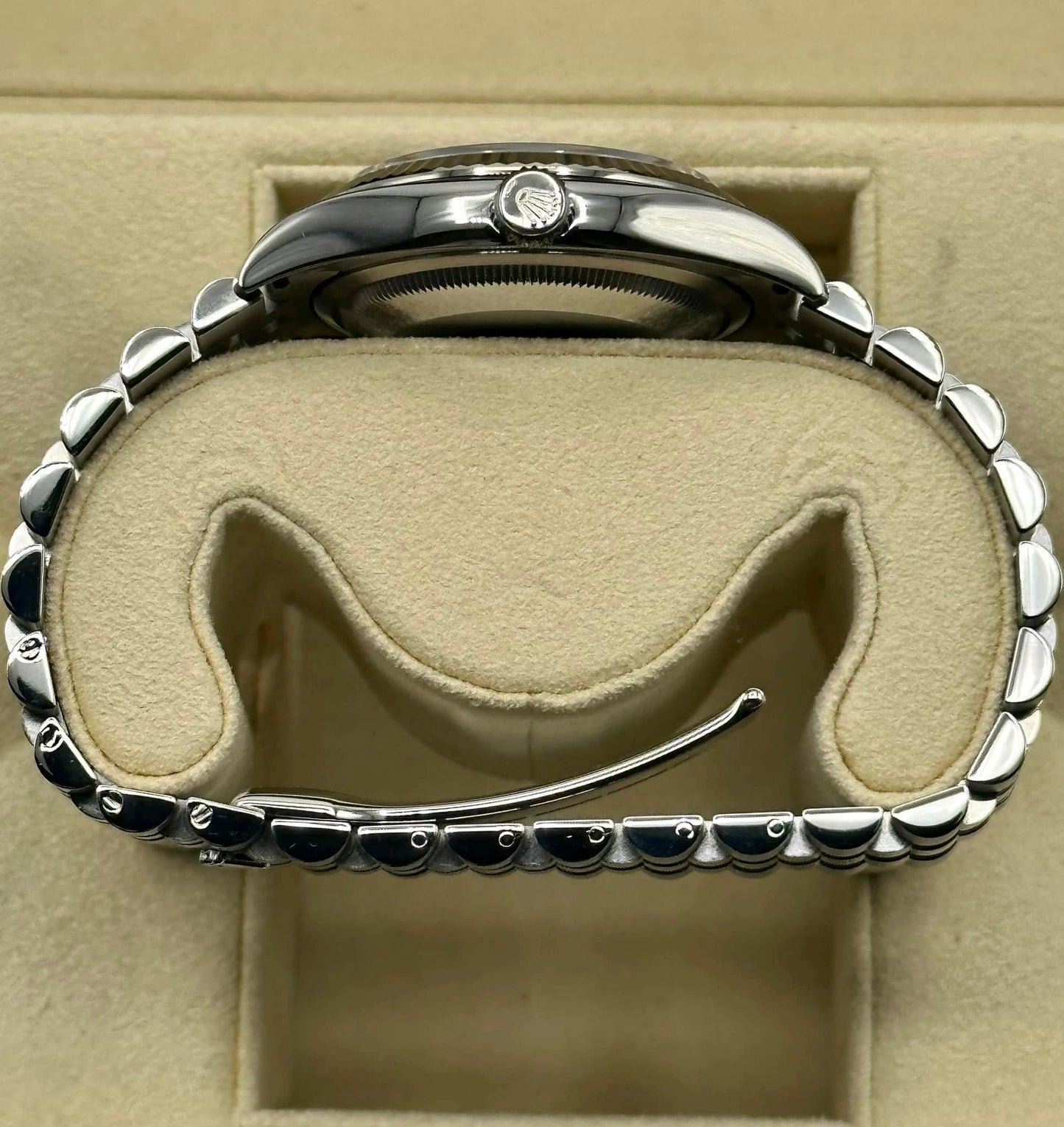 2018 Rolex Datejust 36mm 116234 Jubilee Blue Stick Roulette Date Dial - MyWatchLLC