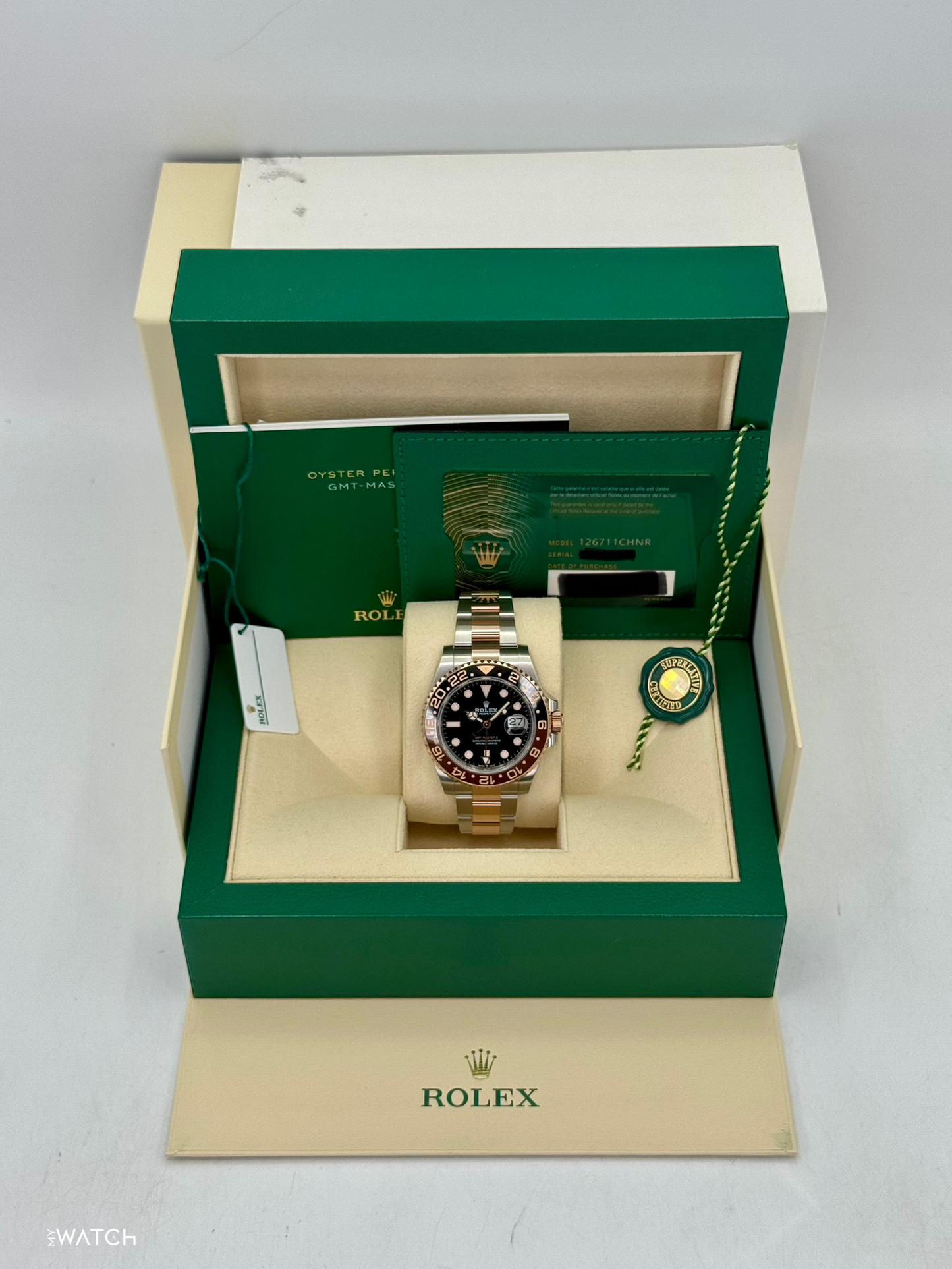 2022 Rolex GMT-Master II "Rootbeer" 40mm 126711CHNR Two-Tone