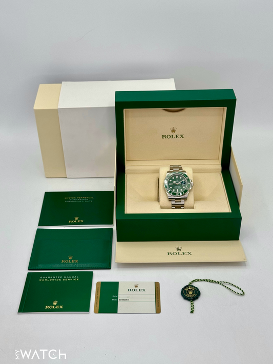 2016 Rolex Submariner “Hulkâ€?40mm 116610LV Green Dial - MyWatchLLC
