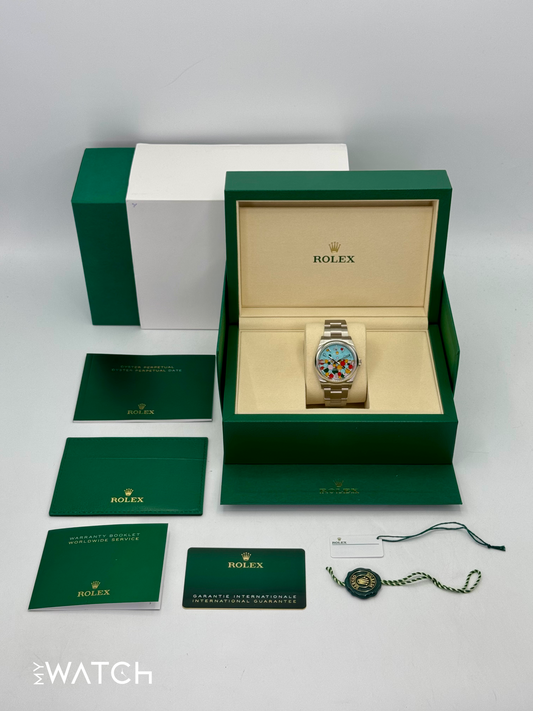 NEW 2025 Rolex Oyster Perpetual 36mm 126000 Celebration Dial - MyWatchLLC