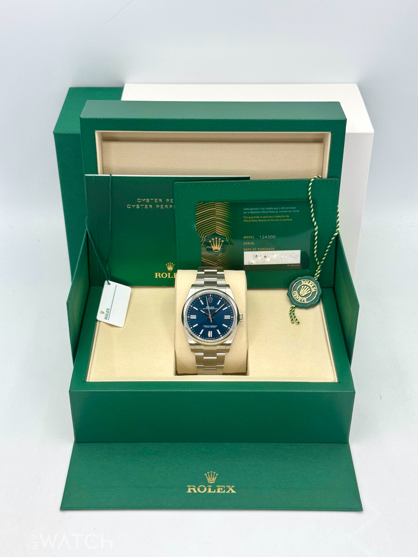 NEW 2025 Rolex Oyster Perpetual 41mm 124300 Blue Dial - MyWatchLLC