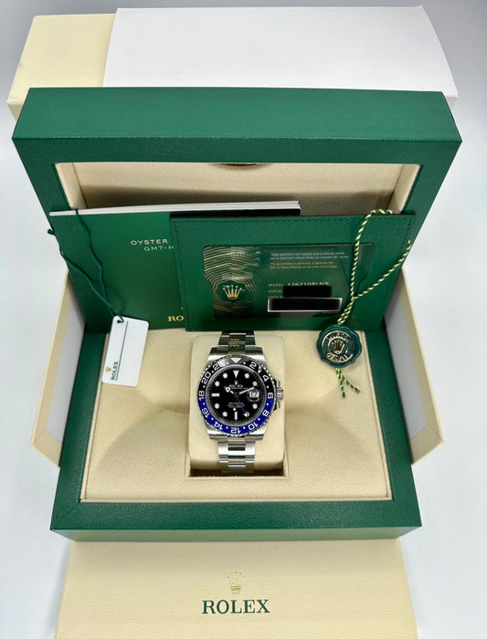 NEW 2024 Rolex GMT-Master II "Batman" 40mm 126710BLNR Oyster - MyWatchLLC