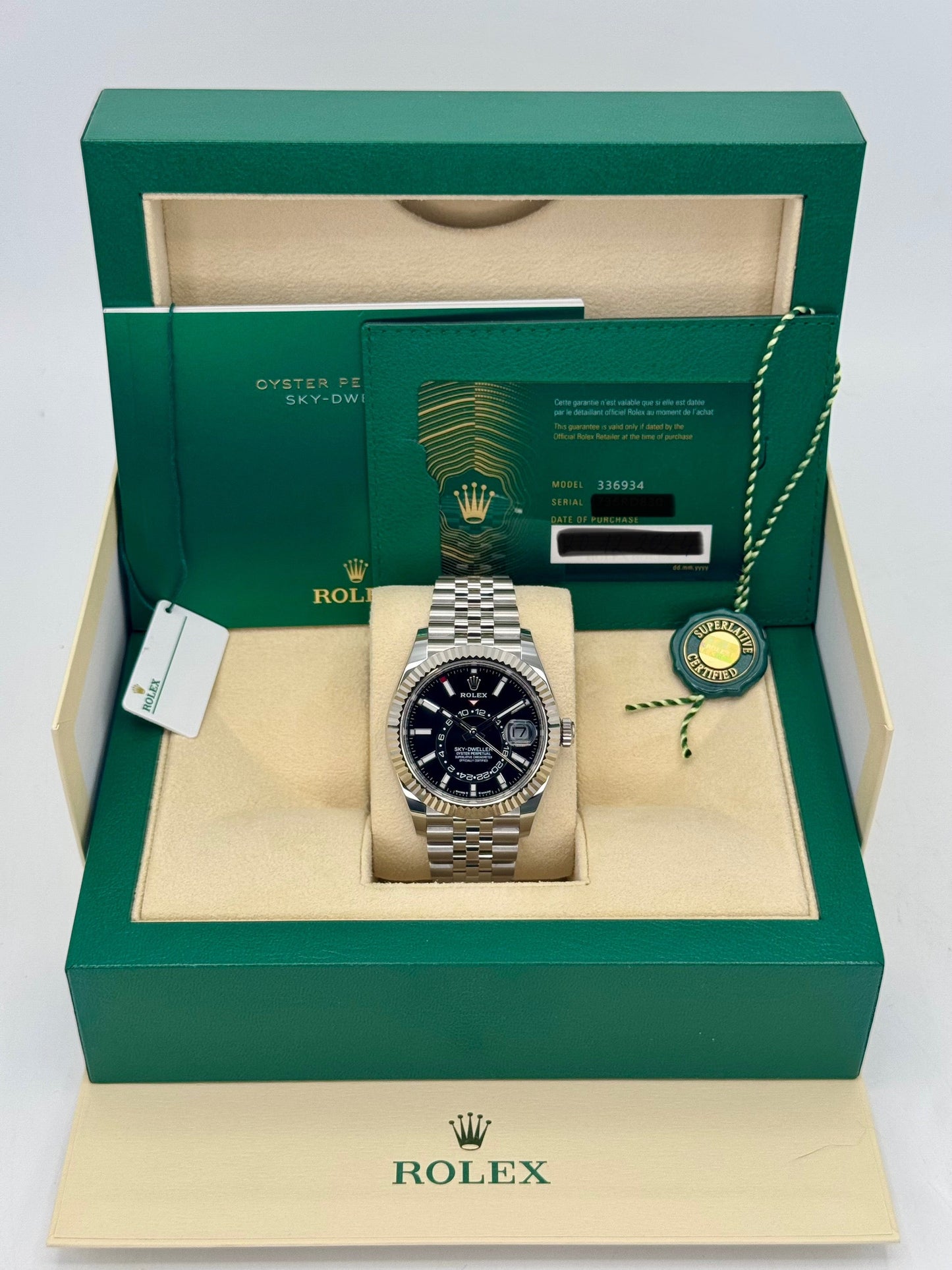 NEW 2025 Rolex Sky-Dweller 42mm 336934 Jubilee Black Dial - MyWatchLLC
