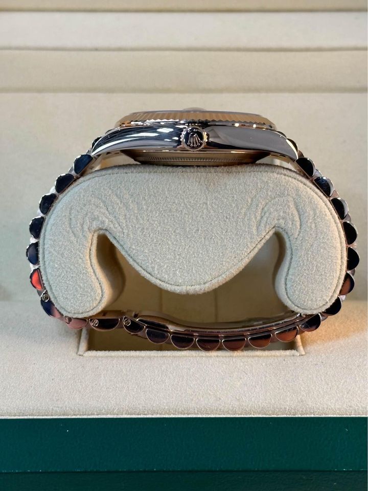 2020 Rolex Day-Date 40mm 228235 Rose Gold Sundust Roman Numeral Dial - MyWatchLLC