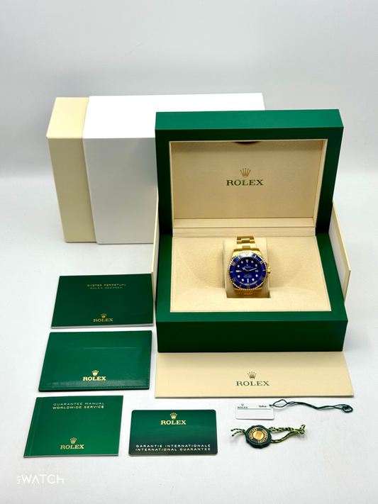 NEW 2025 Rolex Deepsea 44mm 136668LB Yellow Gold Blue Dial (STICKERED) - MyWatchLLC