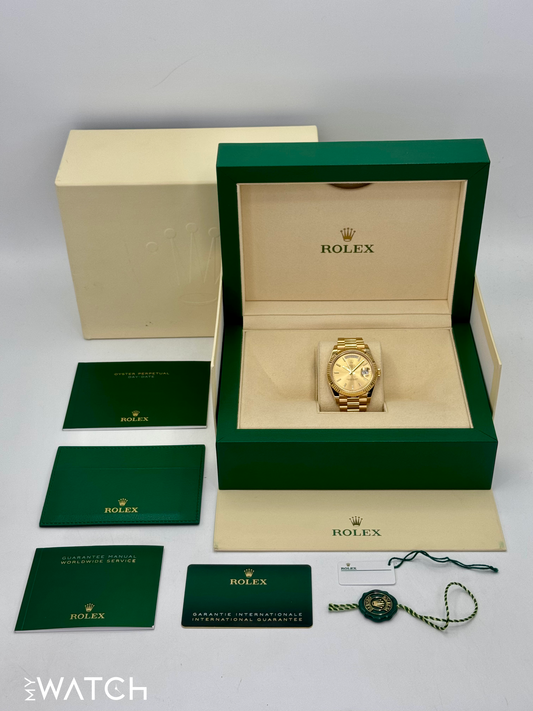 2023 Rolex Day-Date 40mm 228238 Presidential Champagne Dial - MyWatchLLC
