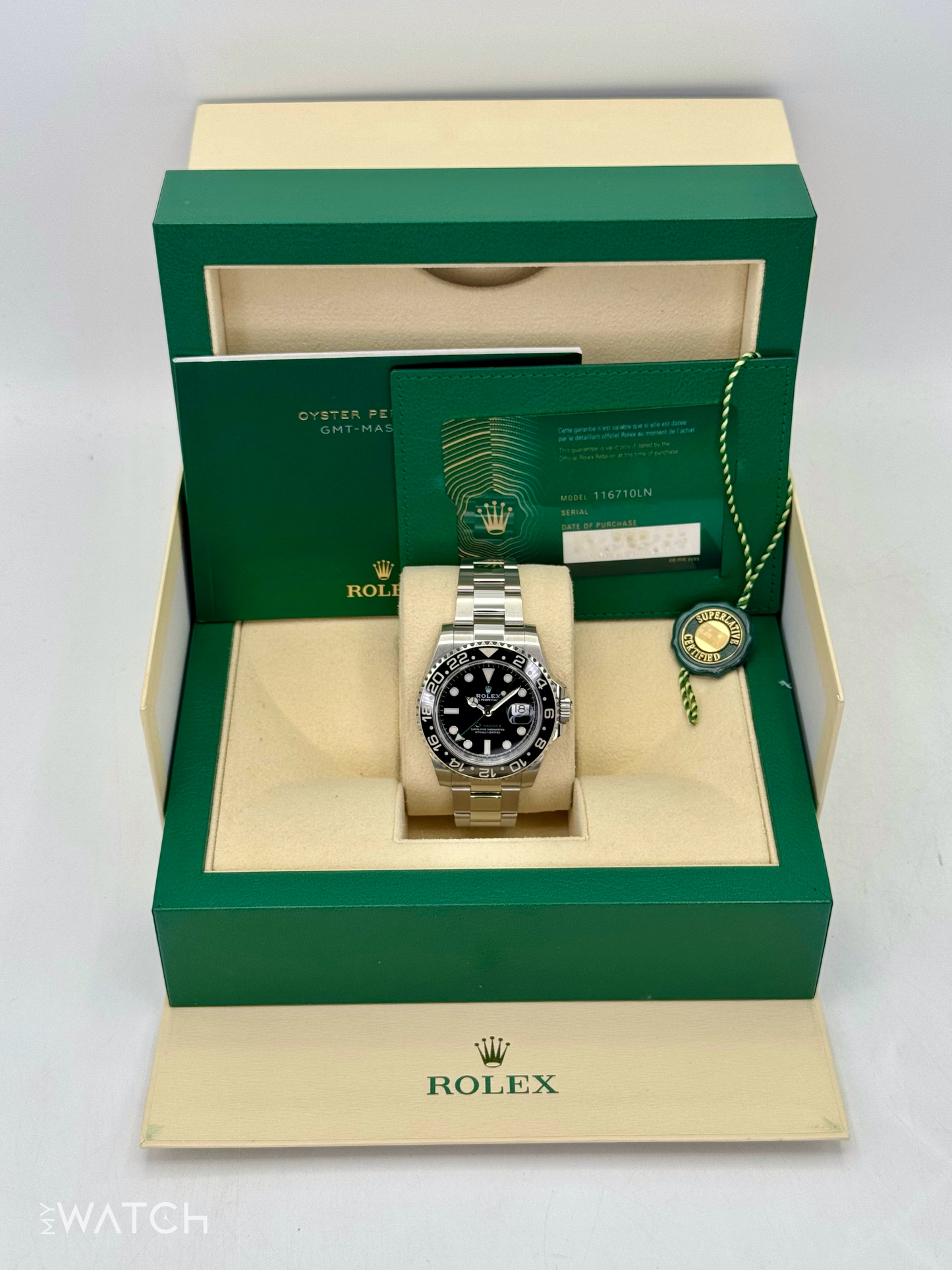 2020 Rolex GMT-Master II 40mm 116710LN Black Dial - MyWatchLLC