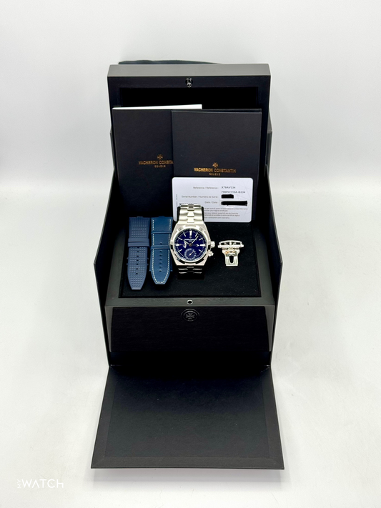 2023 Vacheron Constantin Overseas Dual Time 41mm 7900V Blue Dial - MyWatchLLC