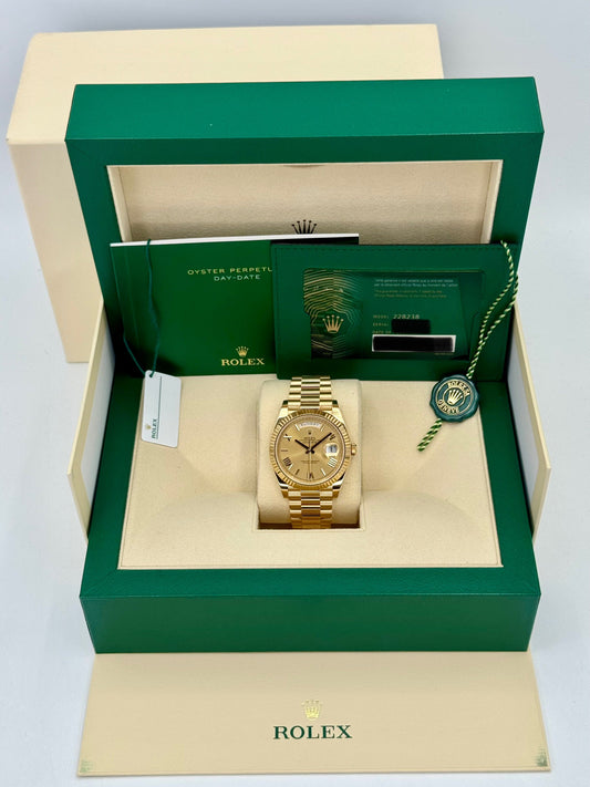 2023 Rolex Day-Date 40mm 228238 Presidential Champagne Dial - MyWatchLLC