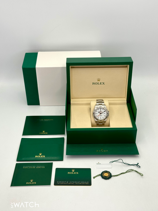 NEW 2025 Rolex Explorer II 42mm 226570 Polar White Dial - MyWatchLLC