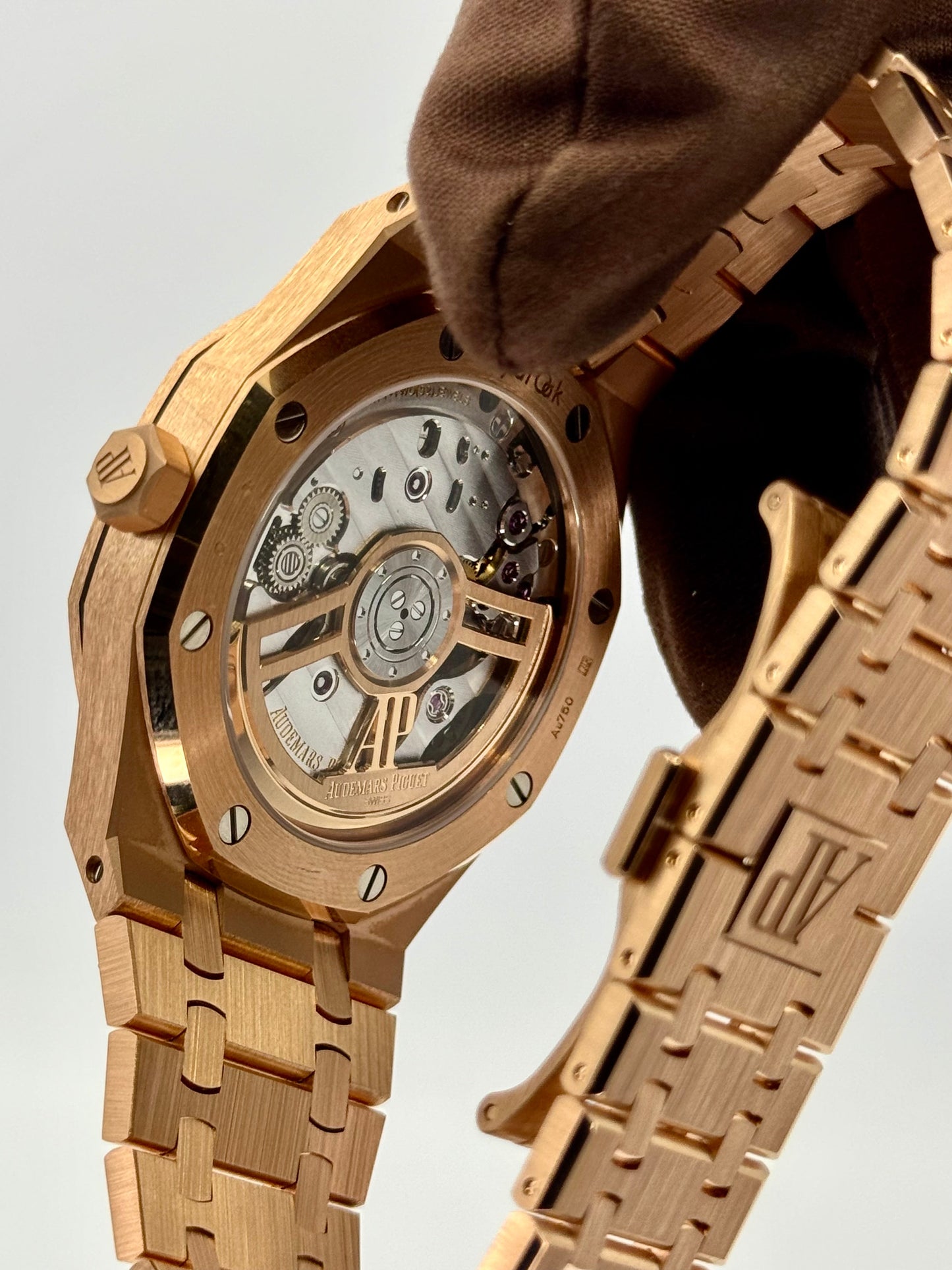 NEW 2025 Audemars Piguet Royal Oak 41mm 15510OR Rose Gold Blue Dial - MyWatchLLC