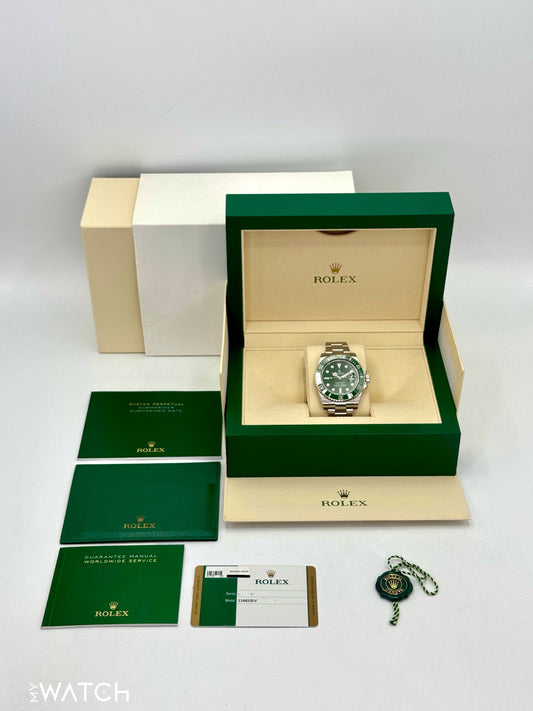 2015 Rolex Submariner “Hulkâ€?40mm 116610LV Green Dial - MyWatchLLC