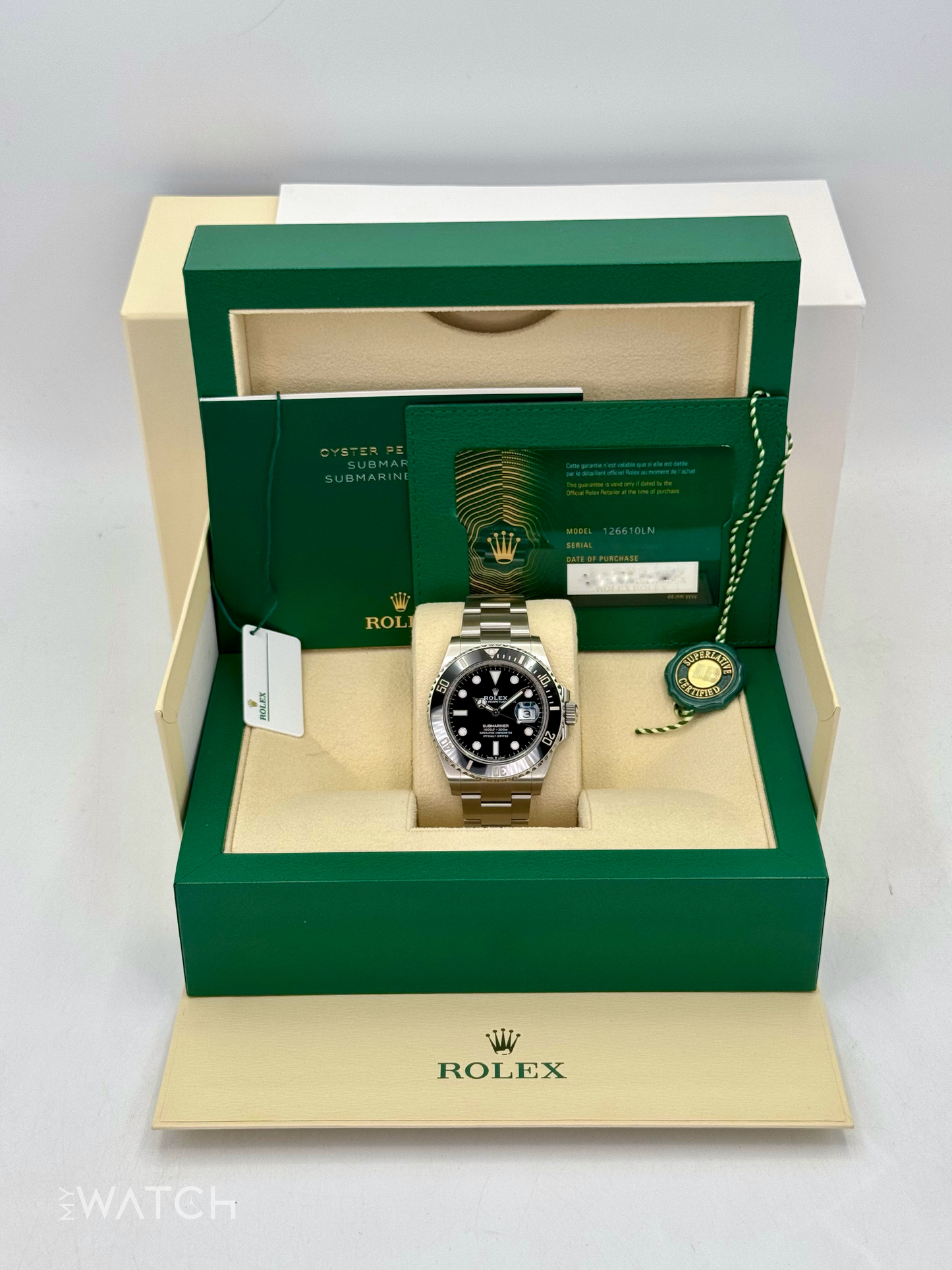 2025 Rolex Submariner 41mm 126610LN Stainless Steel Black Dial - MyWatchLLC