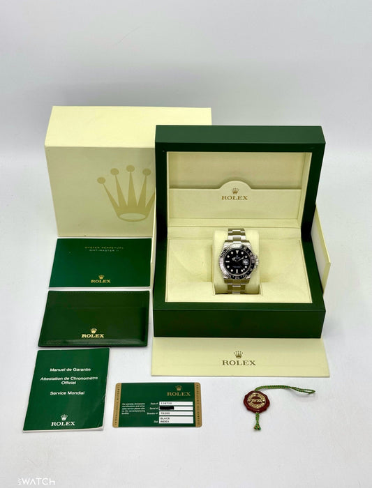 2011 Rolex GMT-Master II 40mm 116710LN Stainless Steel Black Dial - MyWatchLLC