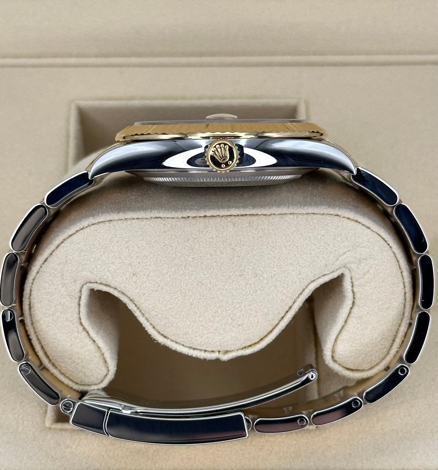 2023 Rolex Datejust 41mm 126333 Two-Tone Oyster Black Diamond Dial - MyWatchLLC