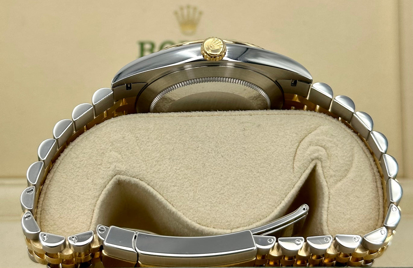 2023 Rolex Datejust 41mm 126333 Two-Tone Jubilee Black Stick Dial - MyWatchLLC