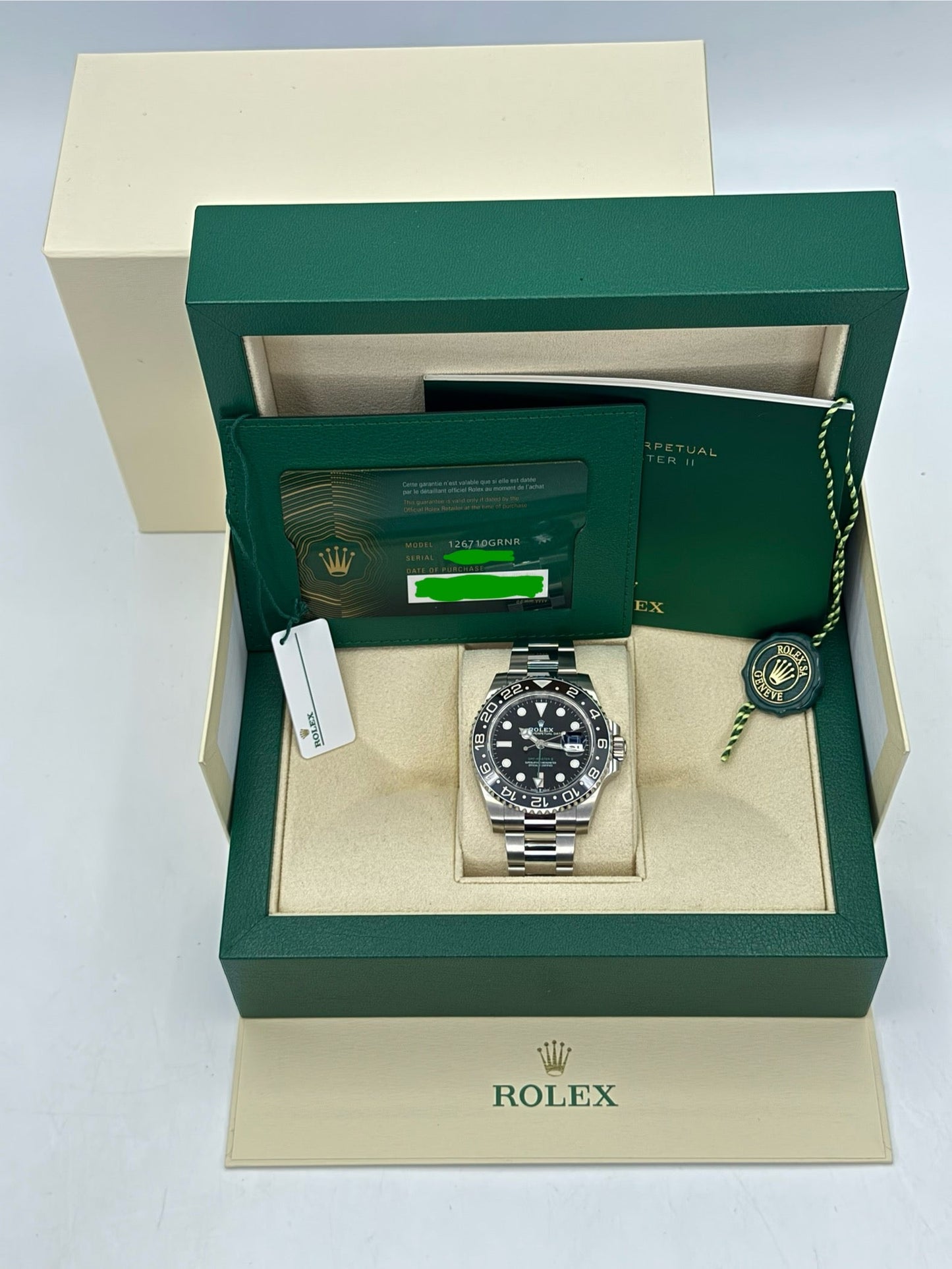 NEW 2024 Rolex GMT-Master II "Bruce Wayne" 40mm 126710GRNR Oyster - MyWatchLLC