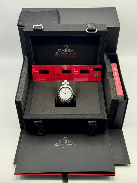 NEW 2025 Omega Speedmaster Moonwatch Pro 310.30.42.50.04.001 42mm White Dial - MyWatchLLC
