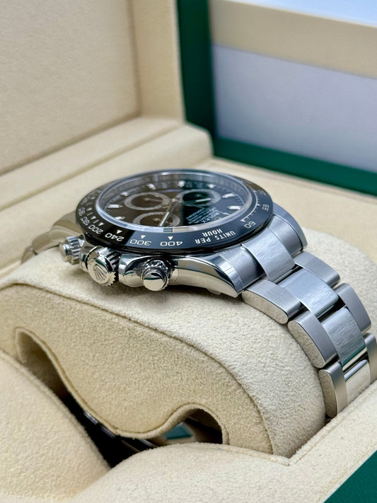 NEW 2022 Rolex Daytona 40mm 116500LN Stainless Steel Black Dial - MyWatchLLC