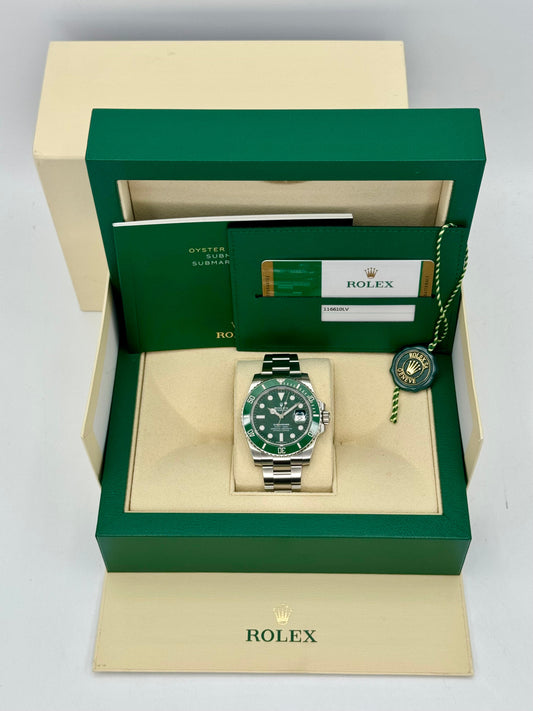 2019 Rolex Submariner "Hulk" 40mm 116610LV Green Dial - MyWatchLLC