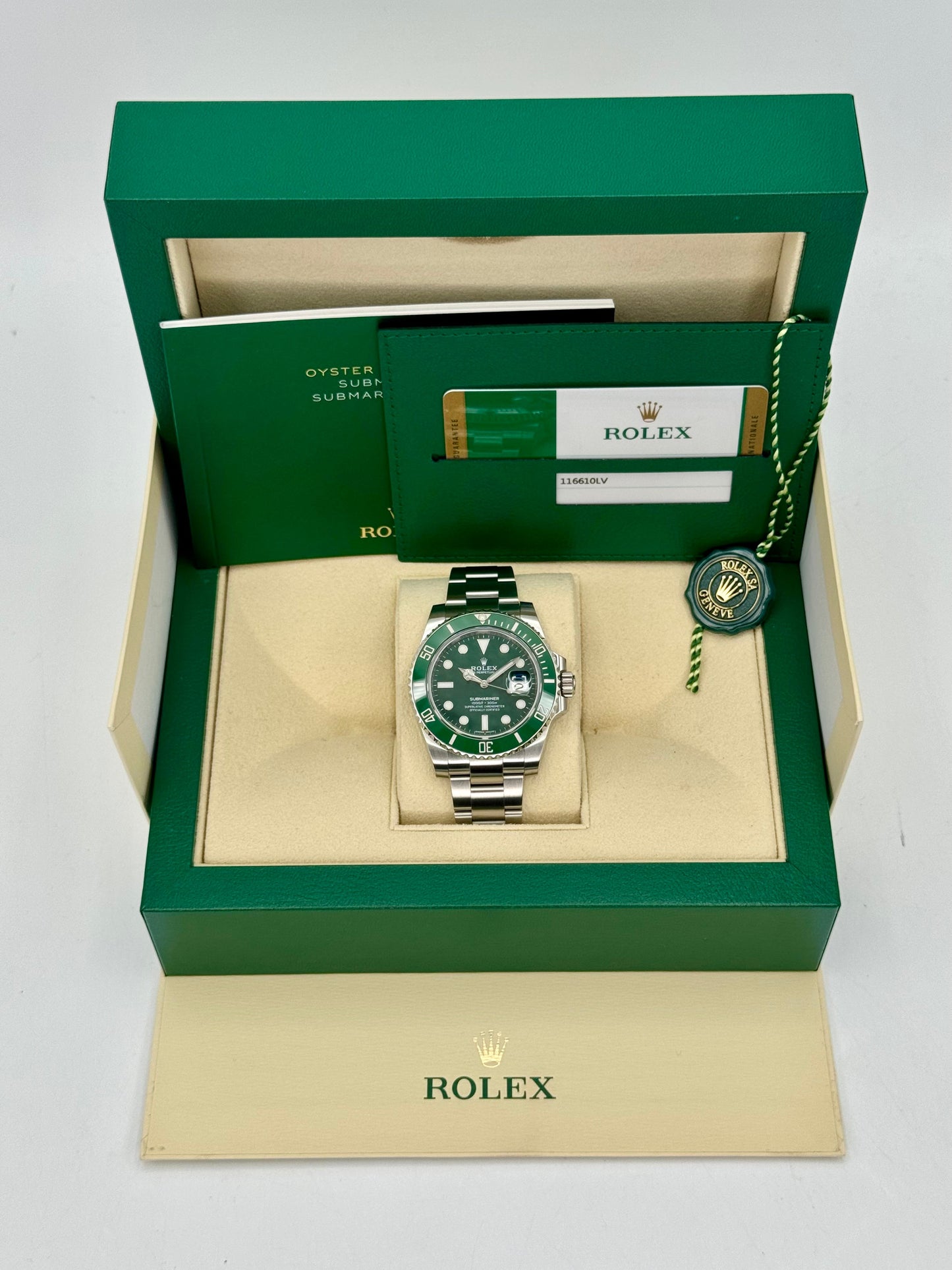 2019 Rolex Submariner "Hulk" 40mm 116610LV Green Dial - MyWatchLLC