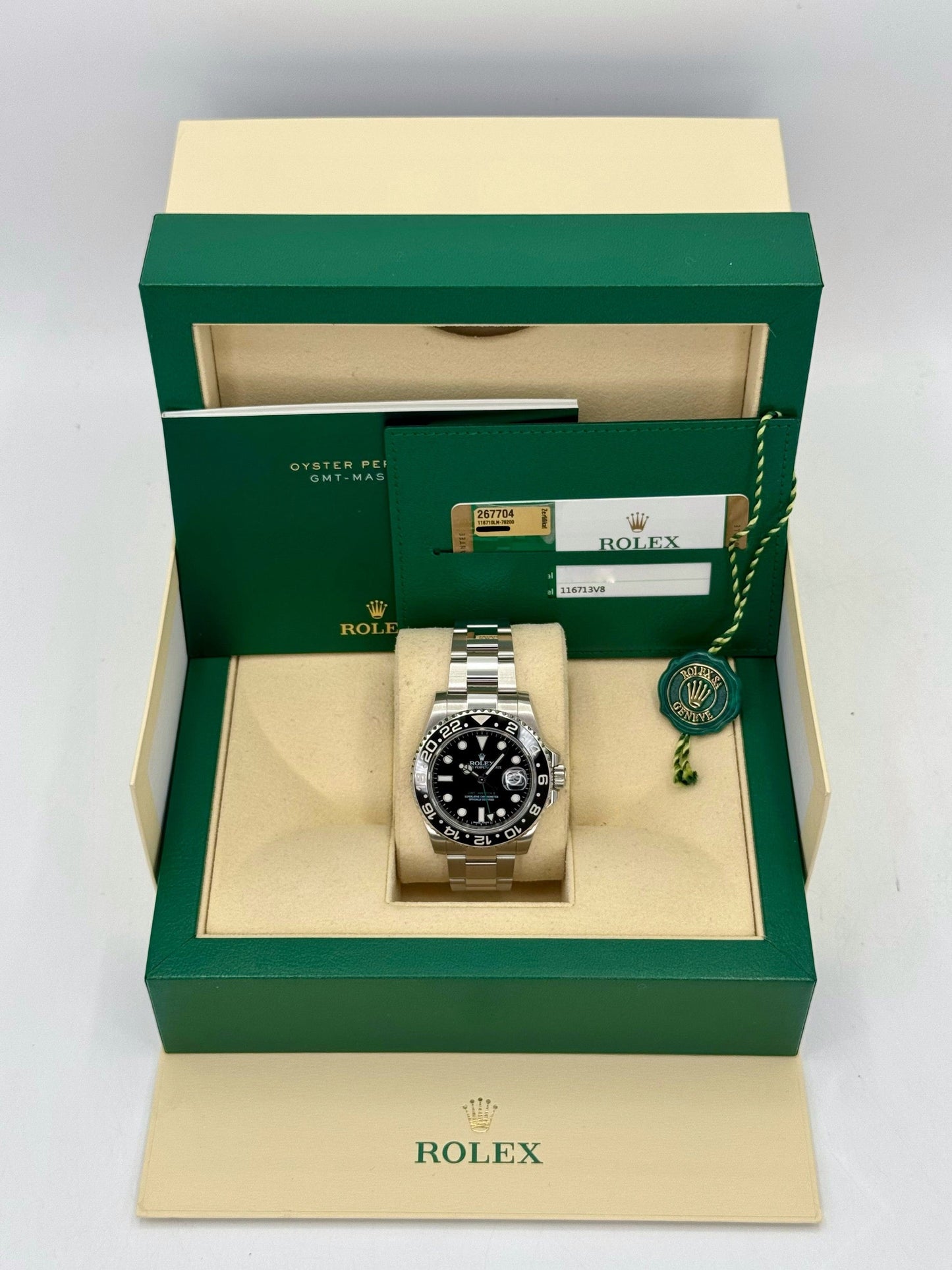 2017 Rolex GMT-Master II 40mm 116710LN Stainless Steel Black Dial - MyWatchLLC