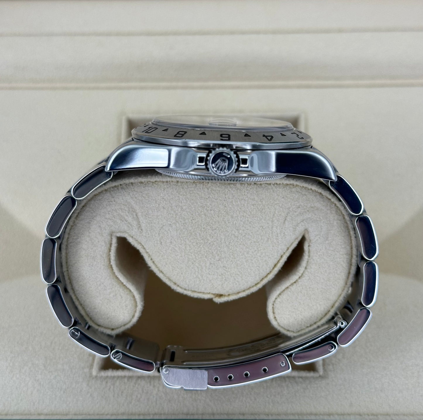 2002 Rolex Explorer II 40mm 16570 Stainless Steel Black Dial - MyWatchLLC