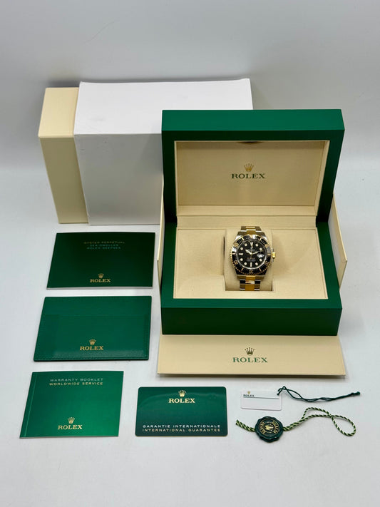 NEW 2022 Rolex Sea-Dweller 43mm 126603 Two-Tone Black Dial - MyWatchLLC