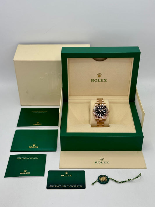 2024 Rolex GMT-Master II "Rootbeer" 40mm 126715CHNR Rose Gold - MyWatchLLC