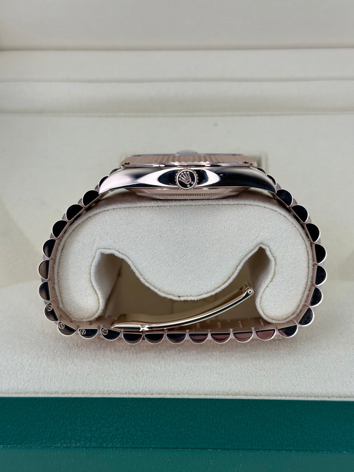 2022 Rolex Day-Date 40mm 228235 Presidential Rose Gold Olive Dial - MyWatchLLC