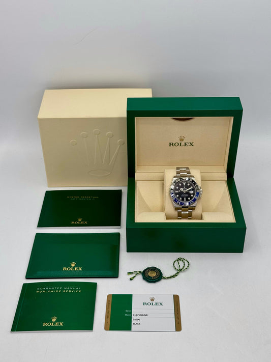 2017 Rolex GMT-Master II "Batman" 40mm 116710BLNR Oyster - MyWatchLLC
