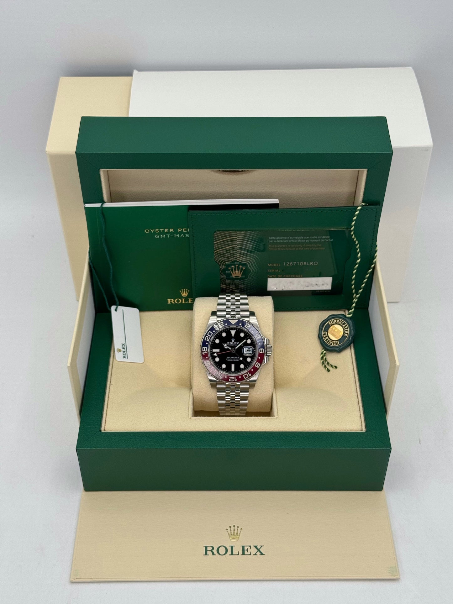 2023 Rolex GMT-Master II "Pepsi" 40mm 126710BLRO Jubilee - MyWatchLLC