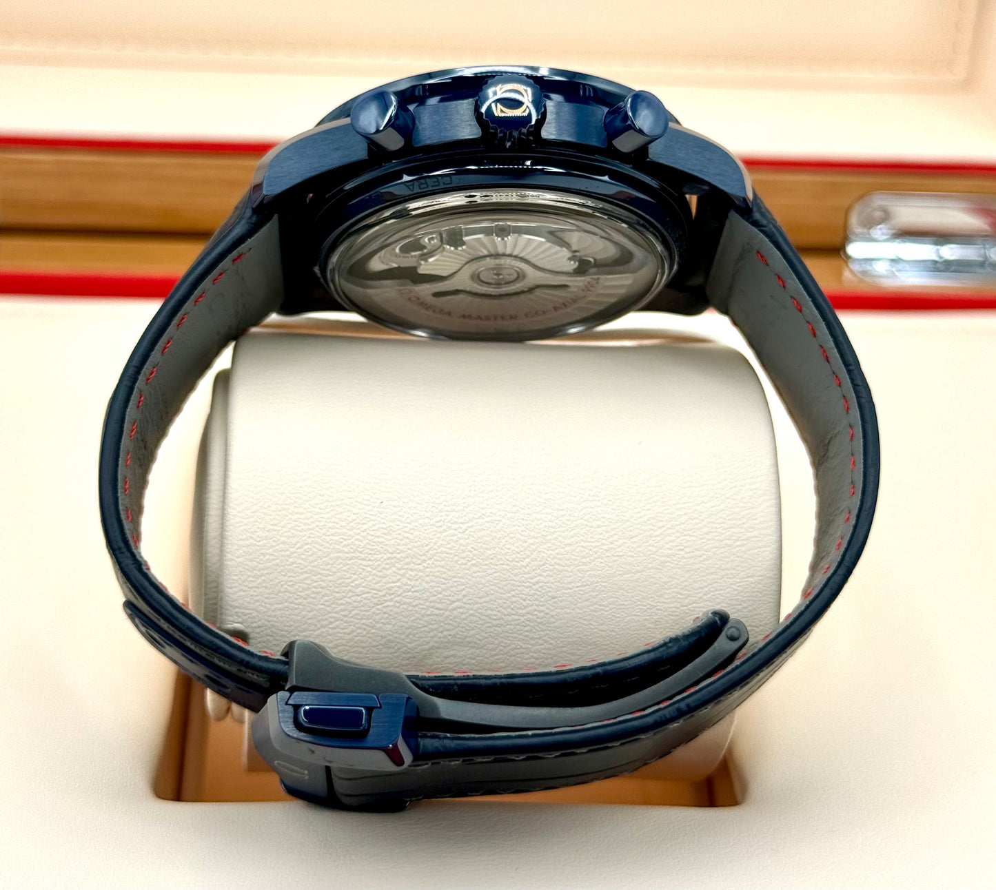 New 2024 Omega Speedmaster Moonphase 44.2mm 30493445203001 Blue Dial - MyWatchLLC