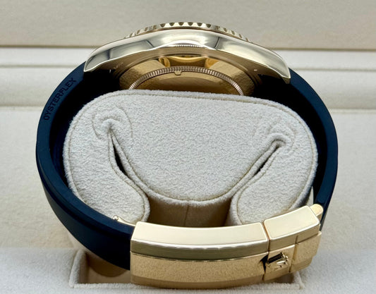 2024 Rolex Yacht-Master 42mm 226658 Gold Oysterflex Black Dial - MyWatchLLC