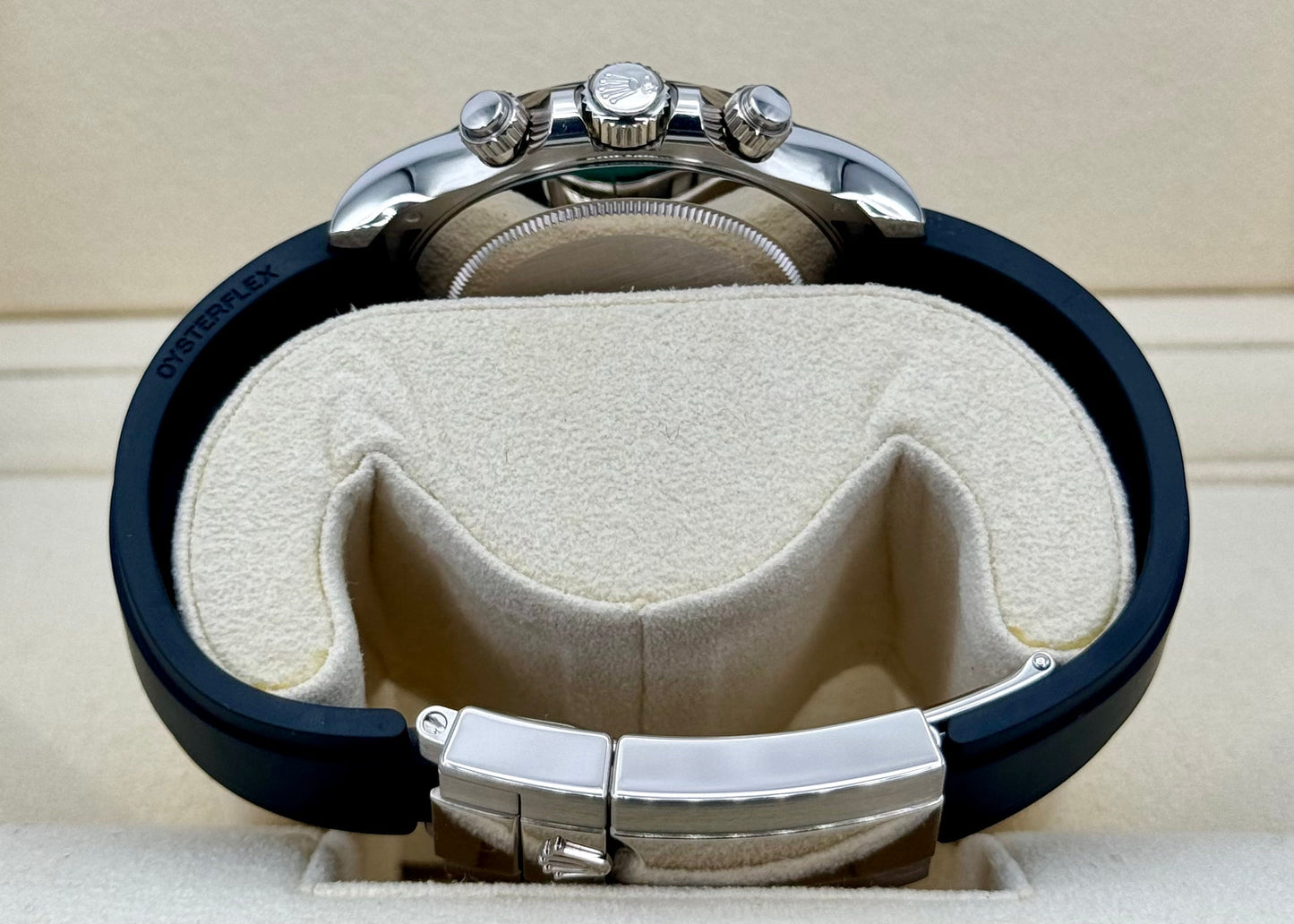 2022 Rolex Daytona 40mm 116519LN White Gold Silver Ghost Dial - MyWatchLLC