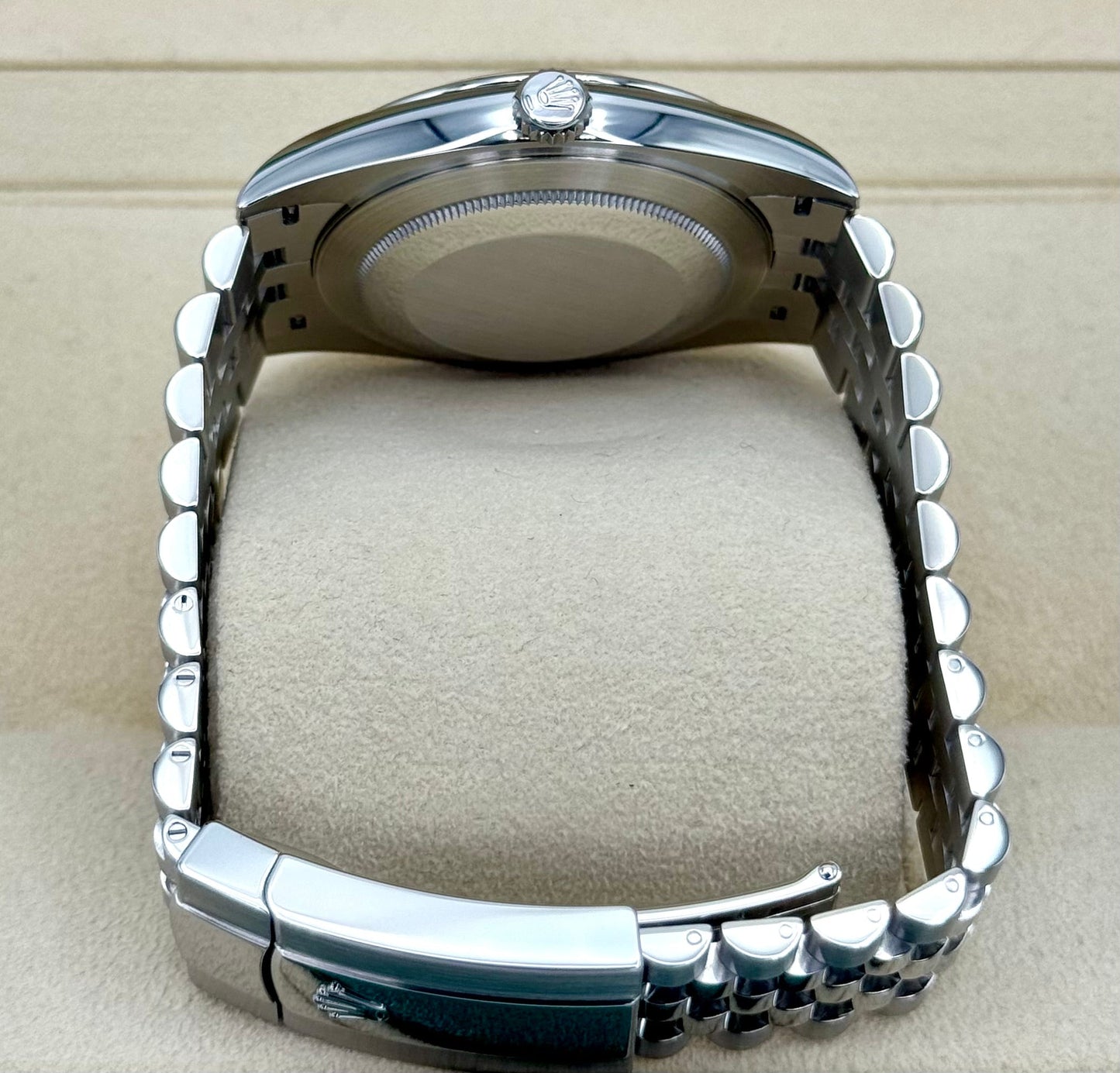 Rolex 2023 Datejust 41mm 126300 Stainless Steel Jubilee Rhodium Dial - MyWatchLLC