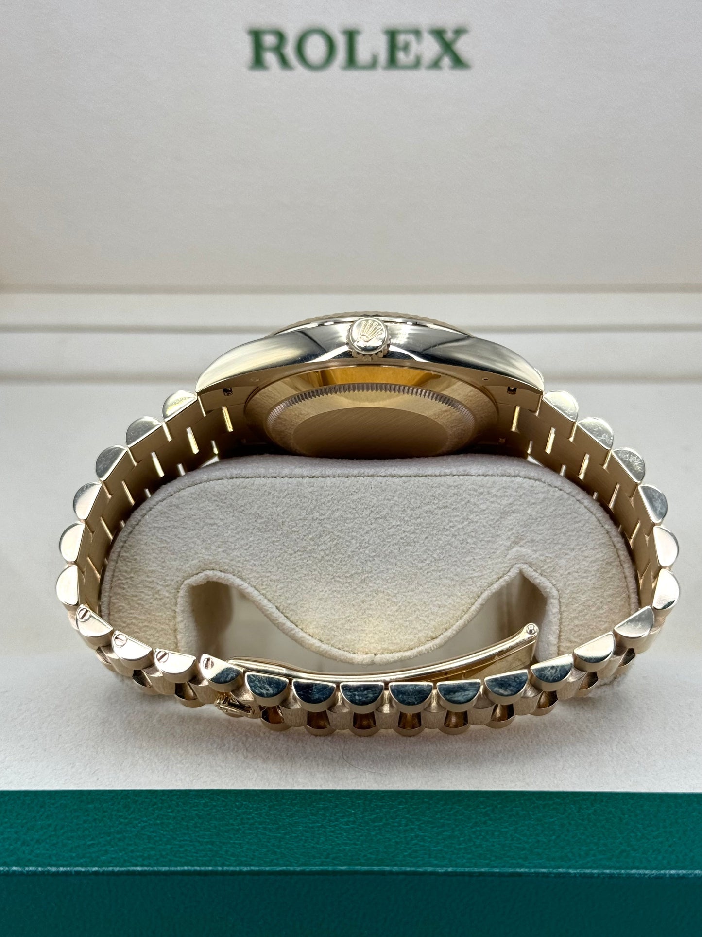 NEW 2021 Rolex Day-Date 40mm 228238 Presidential White Roman Numeral Dial - MyWatchLLC