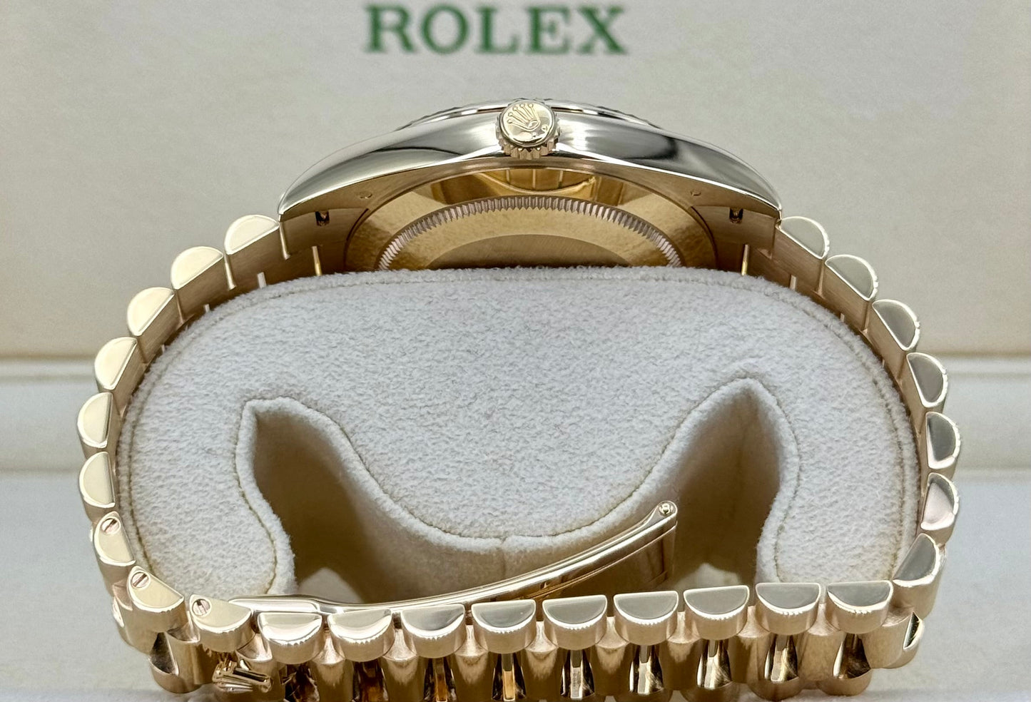 2022 Rolex Day-Date 40mm 228238 Presidential White Roman Numeral Dial - MyWatchLLC