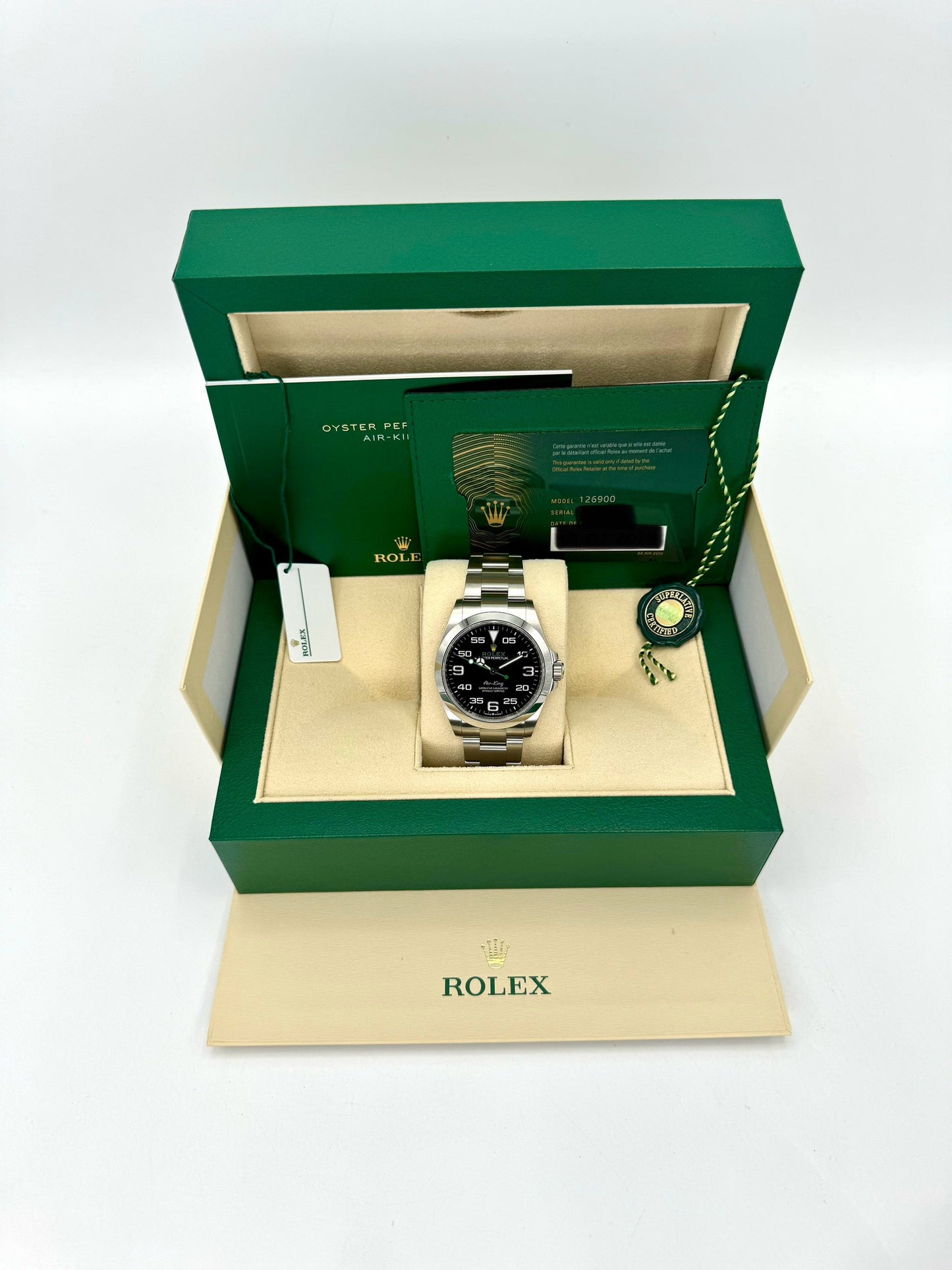 NEW 2024 Air King 40mm 126900 Stainless Steel Black Dial - MyWatchLLC