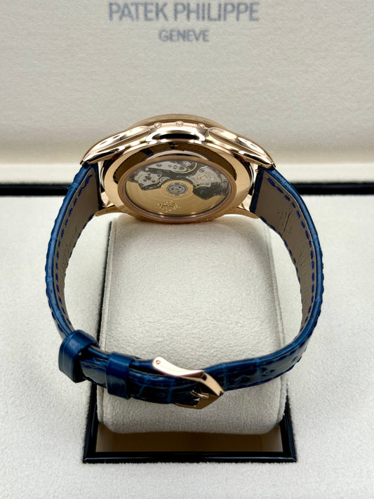 NEW 2023 Patek Philippe 5905R Flyback Chronograph Annual Calendar Blue Dial - MyWatchLLC