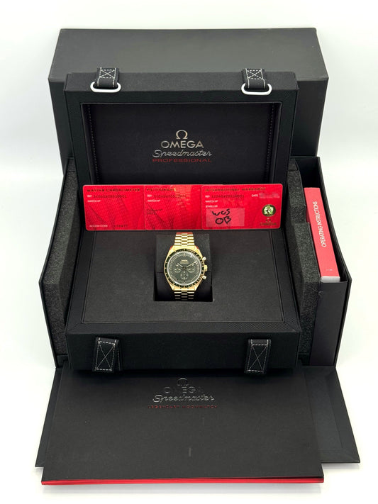 2023 Omega Speedmaster Moonwatch Pro 42mm 31060425010001 Green Dial - MyWatchLLC