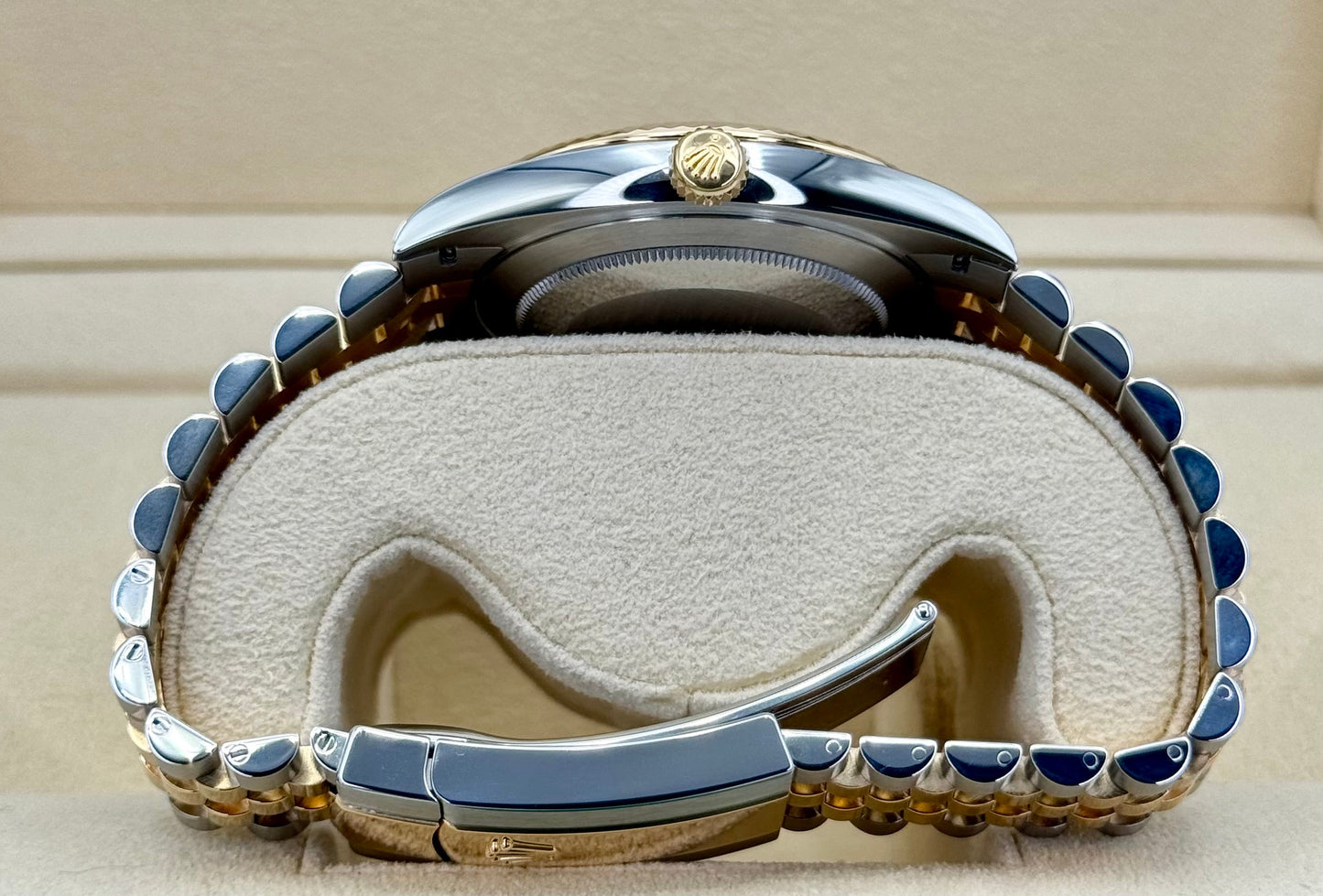 2023 Rolex Datejust 41mm 126333 Two-Tone Jubilee Black Diamond Dial - MyWatchLLC