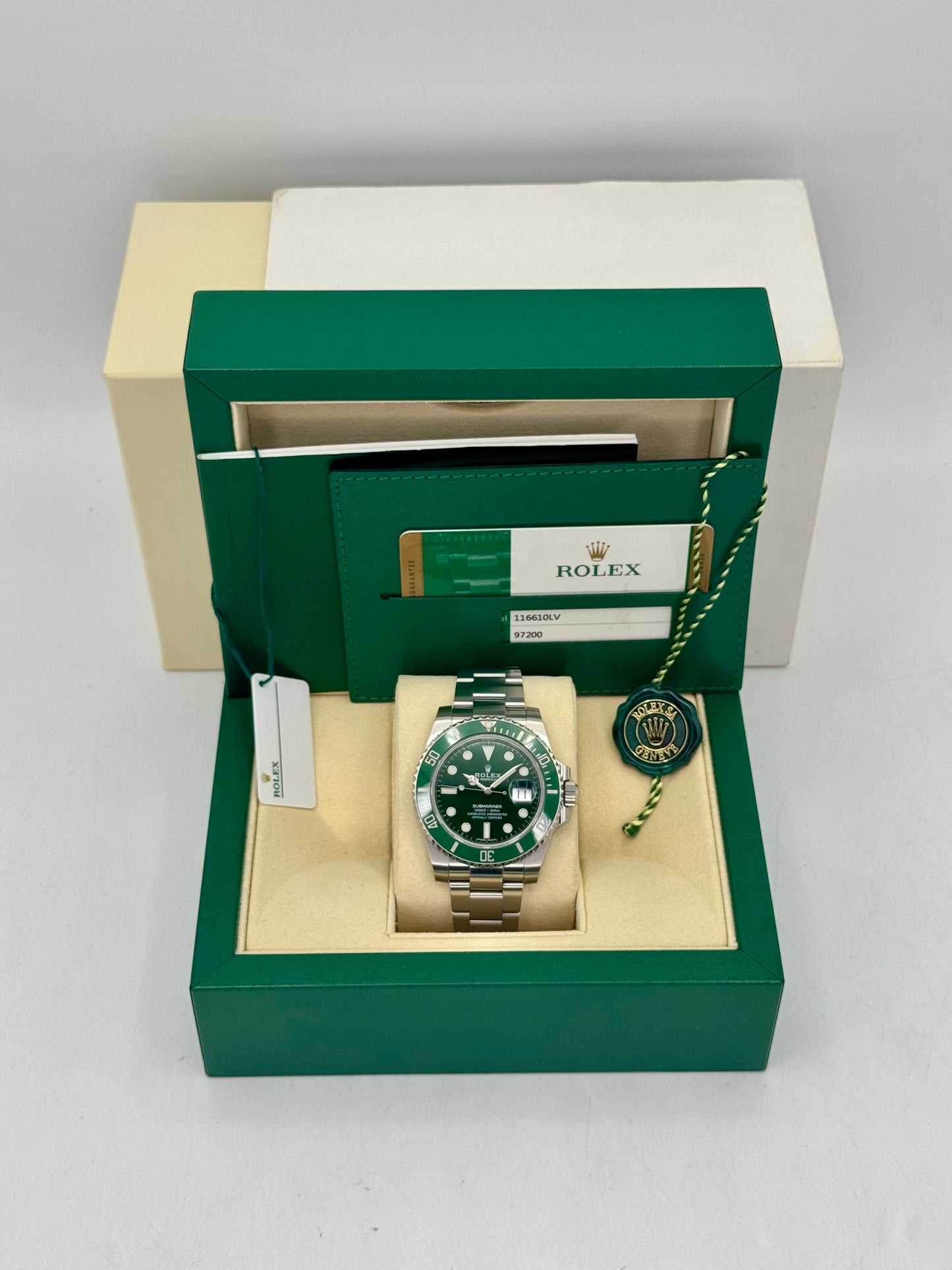 2017 Rolex Submariner "Hulk" 40mm 116610LV Green Dial - MyWatchLLC
