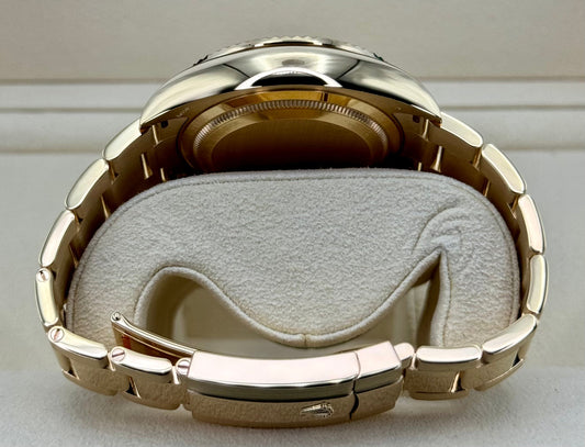 2022 Rolex Sky-Dweller 42mm 326938 Yellow Gold White Dial - MyWatchLLC