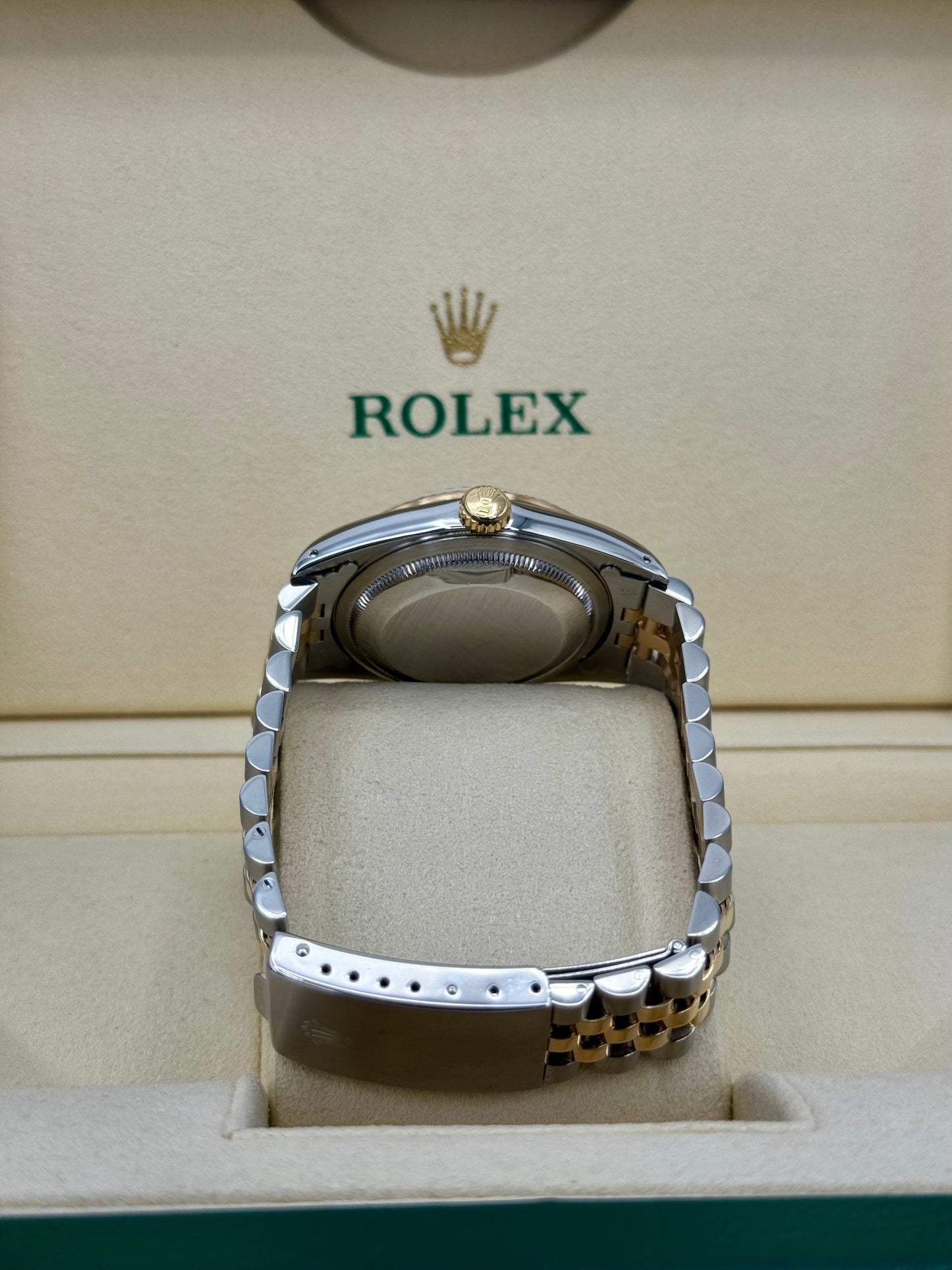 1992 Rolex Datejust 36mm 16233 Two-Tone 10 Diamond Anniversary Dial - MyWatchLLC