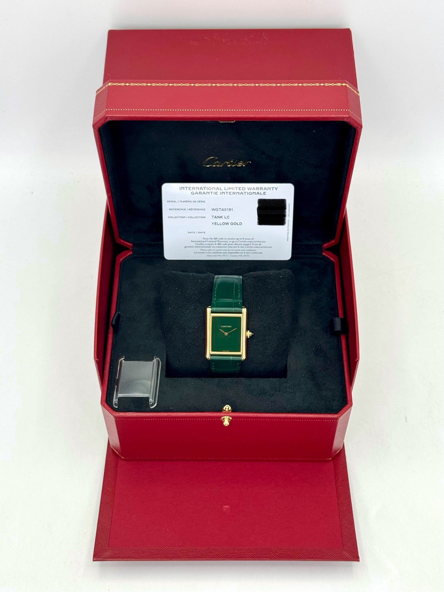 2023 Cartier Tank Louis Cartier Large 33.7mm WGTA0191 Gold White Dial - MyWatchLLC