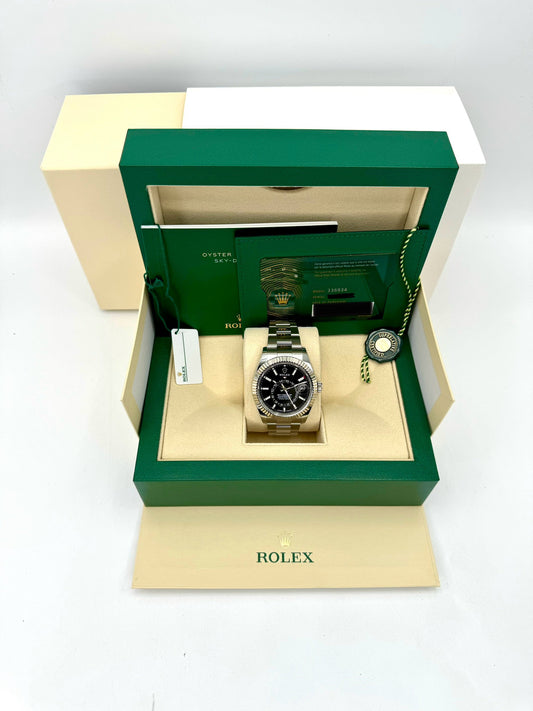 NEW 2024 Rolex Sky-Dweller 42mm 336934 Steel Oyster Black Dial - MyWatchLLC