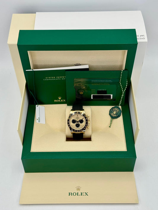 NEW 2024 Rolex Daytona 40mm 126518LN Oysterflex Champagne Dial - MyWatchLLC